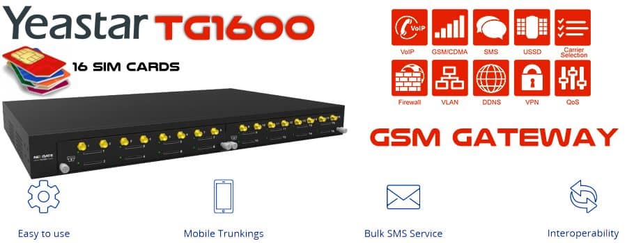 Yeastar TG1600 GSM Gateway Kuwait