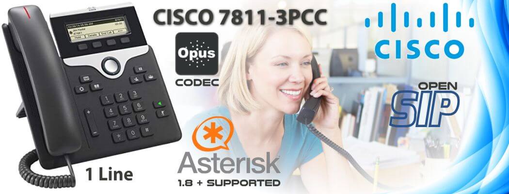 Cisco CP-7811-3PCC Open SIP Phone Kuwait