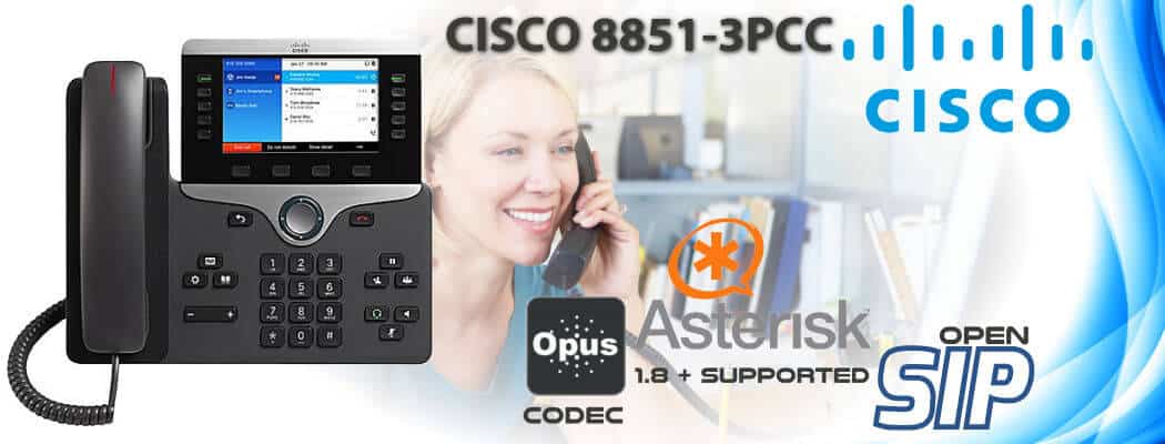 Cisco CP-8851-3PCC Open SIP Phone Kuwait