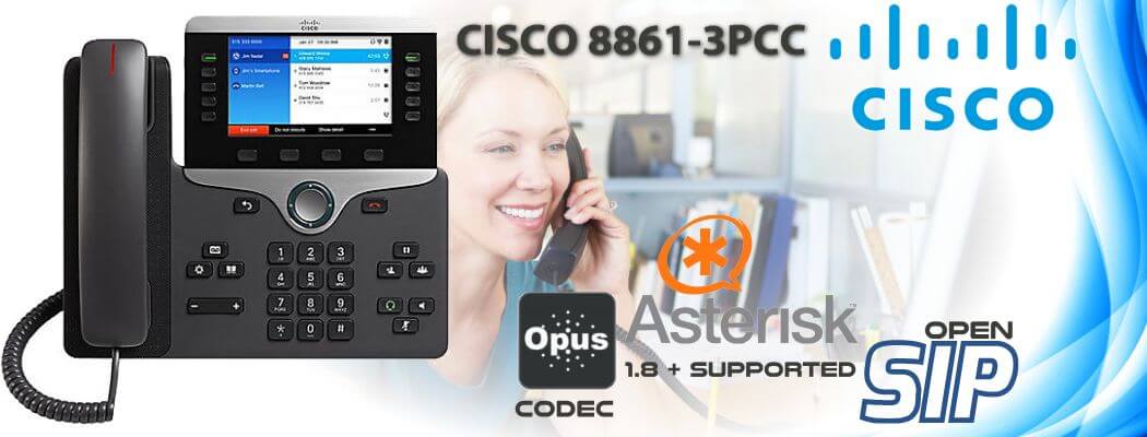 Cisco CP-8861-3PCC Open SIP Phone Kuwait