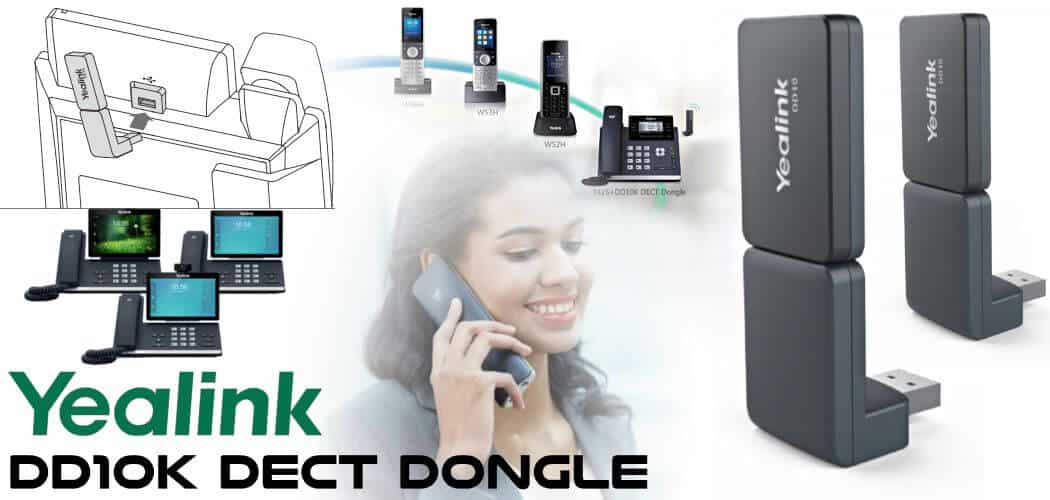 USB nhận sóng Yealink DECT dongle DD10K | Maitel