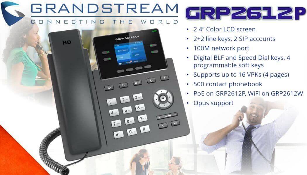 Điện thoại IP Grandstream GRP2612P | Maitel